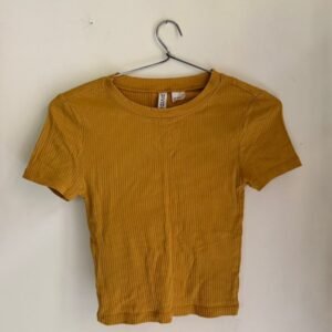 Bold & Bright - H&M Mustard Bodycon Top (Size XXS)