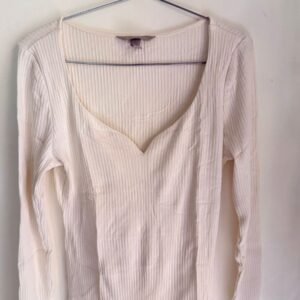 Classic Crisp - H&M Women’s White Top (Size S)