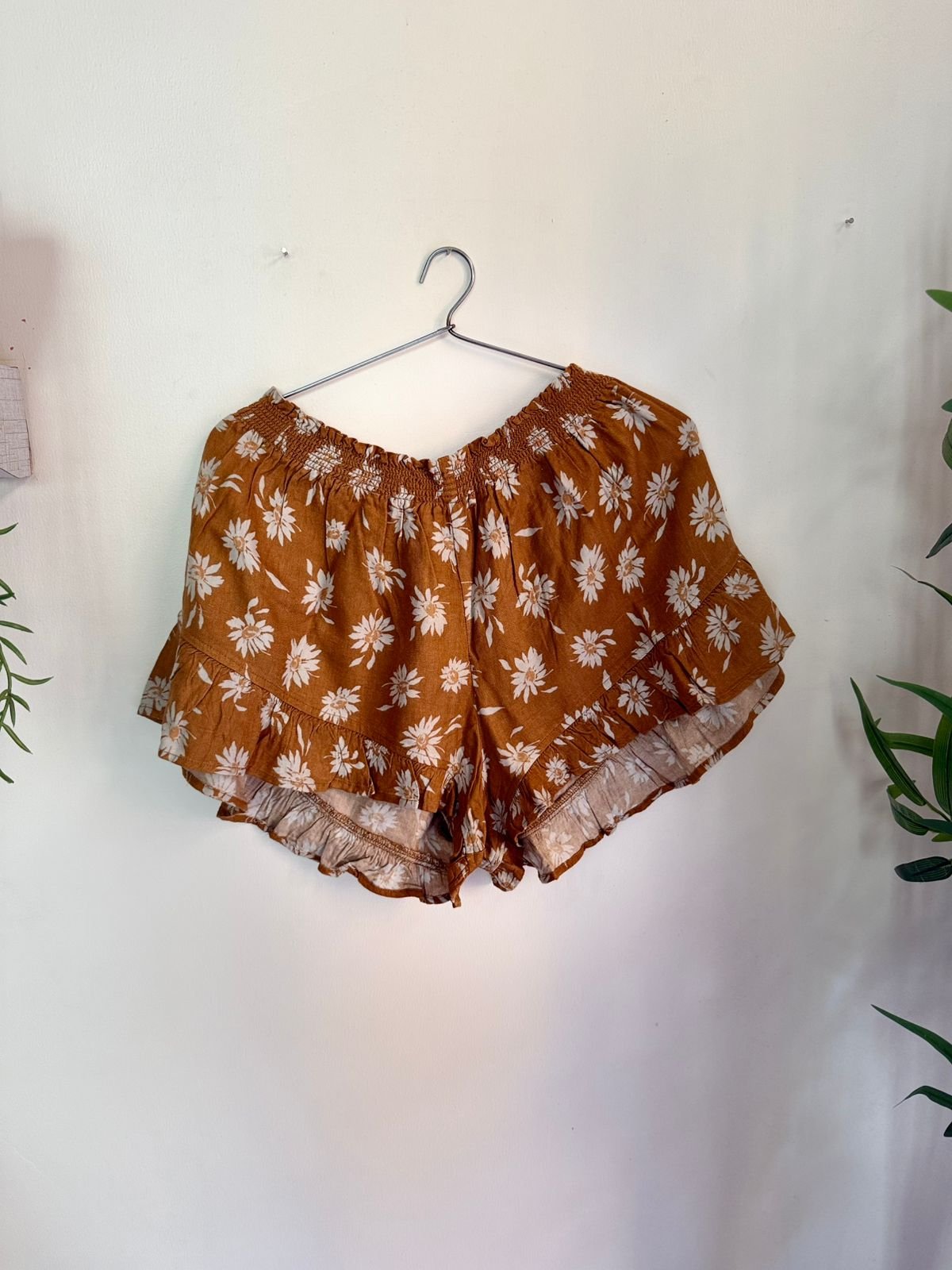 Orange Tropical shorts – Indonesian Local Market (Size M)