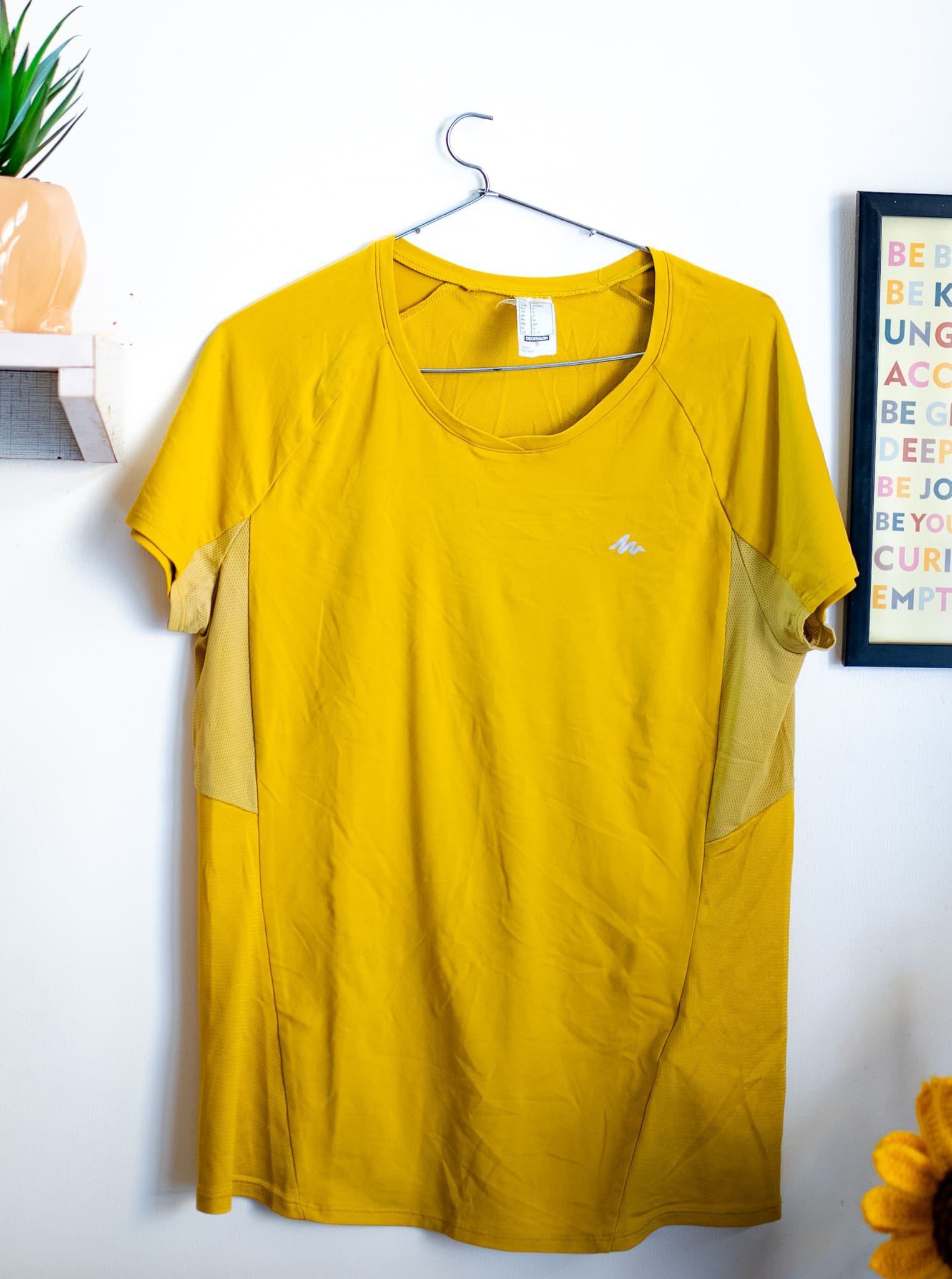 Decathlon Yellow T-Shirt (Size M)