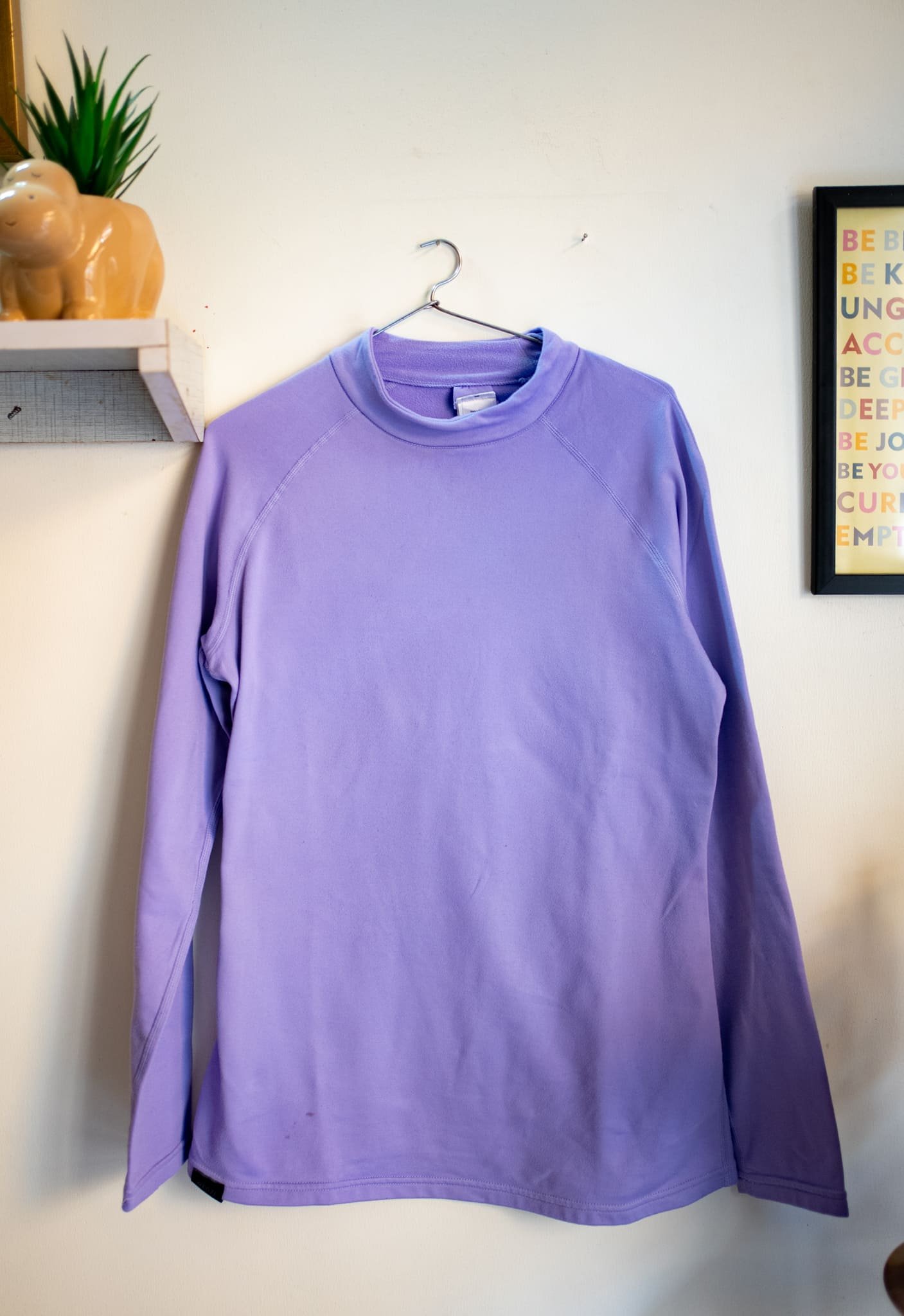 Decathlon Wedze Oversized Sweatshirt – Purple (Size M)