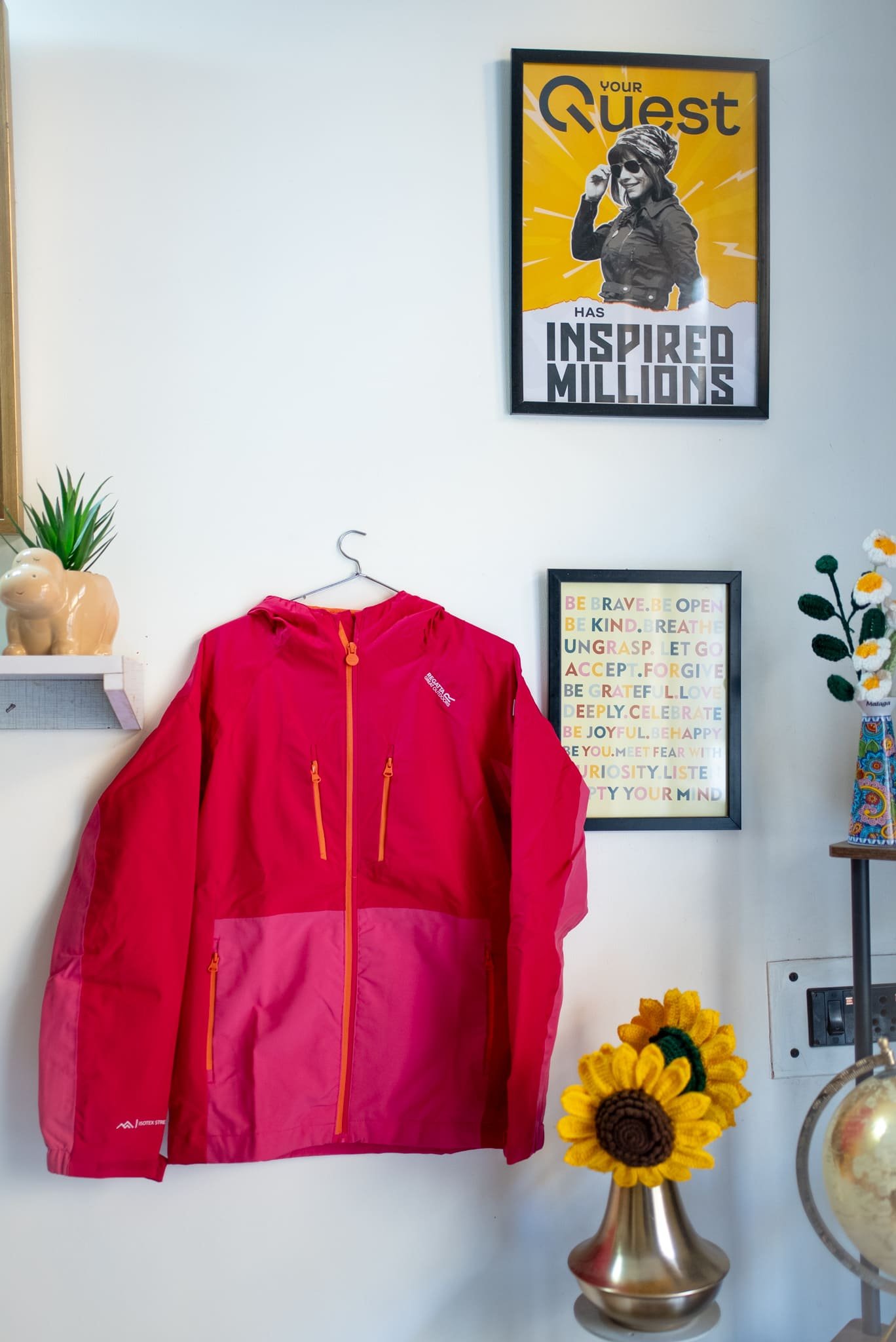 Pink and red jacket bought from Iceland (Size M)