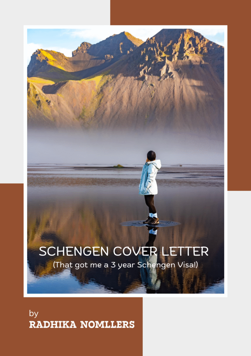 Schengen Cover Letter